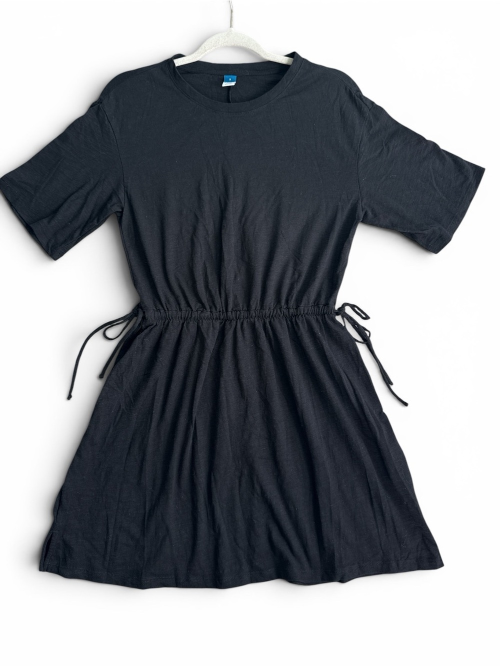 Old Navy Black Drawstring Waist Dress – Size Small